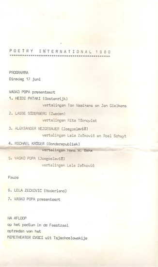 Programma