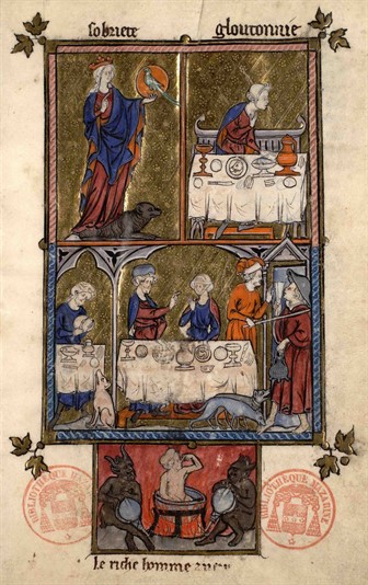 1801 Somme Le Roi Miniatuur Uit Luxehandschrift