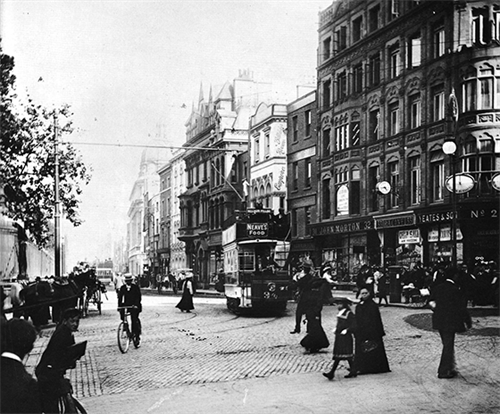 Straatbeeld Dublin